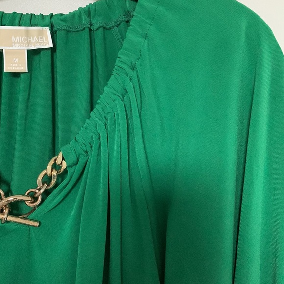 MICHAEL KORS TOP WITH CHAIN EMBELLISHMENT - Picture 2 of 6